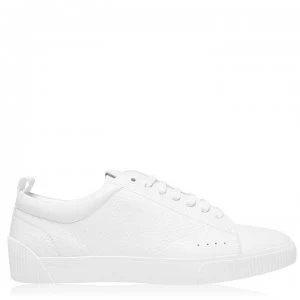 Hugo Boss Zero Tenn Leather Trainers White Size 8 Men