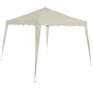 Pop Up Gazebo Capri Cream 3x3m