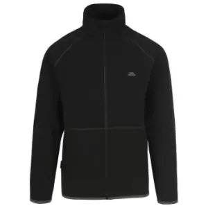 Trespass Mens Faxfleet Fleece Jacket (L) (Black)