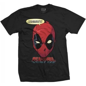 Marvel Comics - Deadpool Chump Mens XX-Large T-Shirt - Black