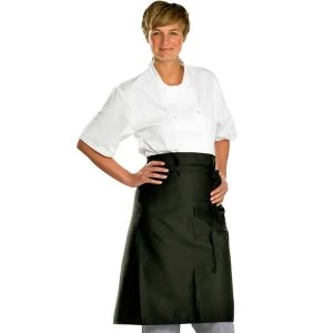 Click Workwear Chefs Waist Apron Bl 36X29 Pack of 10 Ref CCCWABL36X29