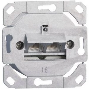 Network outlet Flush mount Insert CAT 6 2 ports Me