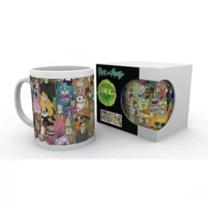 Rick and Morty Various Characters Mug