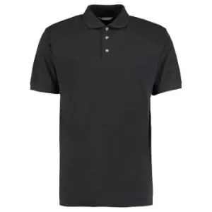 Kustom Kit Workwear Mens Short Sleeve Polo Shirt (S) (Charcoal)