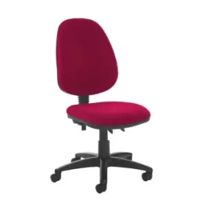 Dams MTO Jota High Back PCB Operator Chair with No Arms - Ocean Blue