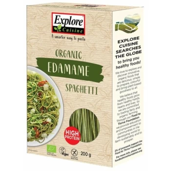 Organic Edamame & Spirulina Spaghetti - 200g - 702468 - Explore Cuisine