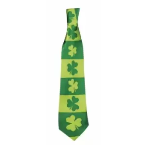 St Patricks Day Tie Fancy Dress Accessory (Green)