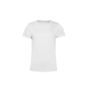 B&C Womens/Ladies E150 Organic Short-Sleeved T-Shirt (3XL) (White)