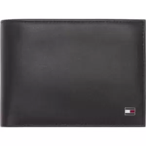 Tommy Hilfiger Eton Flap and Coin Pocket Wallet - Black