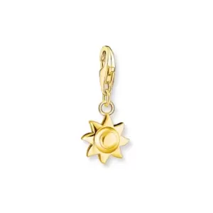 THOMAS SABO Gold Plated Sun Charm