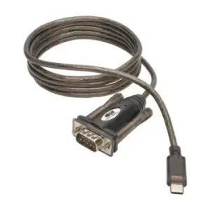 Tripp Lite U209-005-C USB-C to RS232 (DB9) Serial Adapter Cable (M/M) 5 ft. (1.52 m)