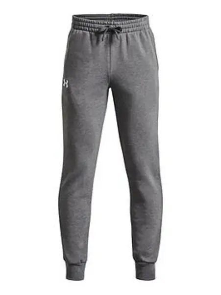 Under Armour Boys Rival Fleece Joggers - Grey, Size M=9-10 Years