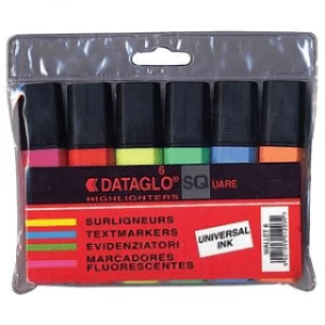 Value Office Highlighters - Assorted Colours (6 Pack)