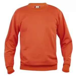 Clique Unisex Adult Basic Round Neck Sweatshirt (L) (Blood Orange)