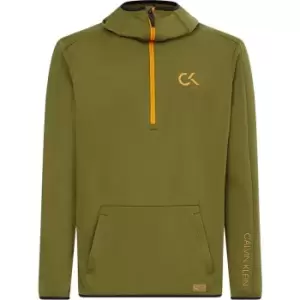 Calvin Klein Performance Balaclava Hoodie - Green