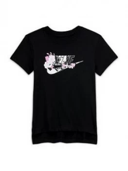 Nike Older Girls Iconclash T-Shirt - Black