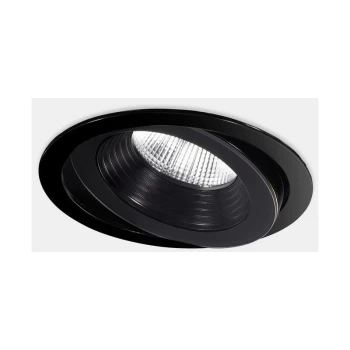 Leds-c4 Lighting - LEDS C4 Dako Adjustable o100mm Outdoor LED Recessed Downlight Small Black IP65 IK06 3000K