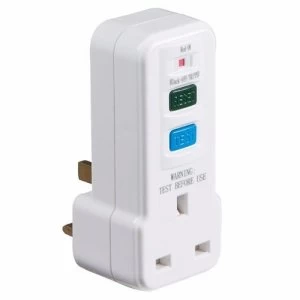 KnightsBridge Plug In RCD UK 3 Pin Power Breaker Safety Adaptor