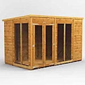 Power Garden Shed 106PPSH Golden Brown 10x6