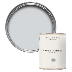 Laura Ashley Slate White Matt Emulsion Paint, 5L