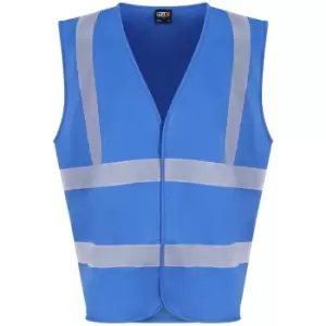 PRO RTX High Visibility Unisex Waistcoat (XL) (Sapphire Blue)