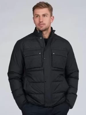 Barbour International Transmission Throttle Baffle Quilt, Black, Size S, Men