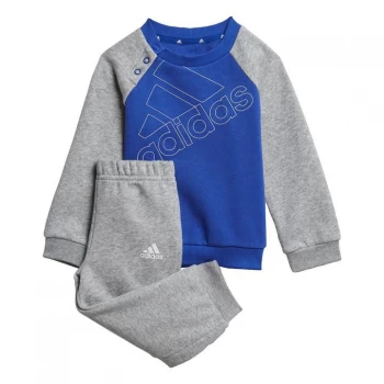 adidas Essentials Logo Sweatshirt and Pants (Gende - Bold Blue / White