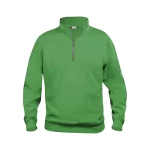 Clique Unisex Adult Basic Half Zip Sweatshirt (XS) (Apple Green)