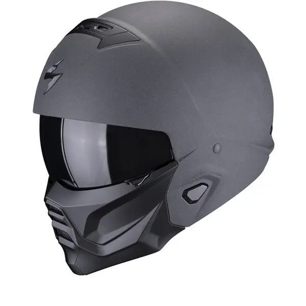 Scorpion Exo-Combat II Graphite Dark Grey Jet Helmet XL