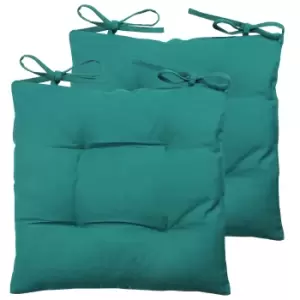 Cuba Twin Pack Seat Pads Teal