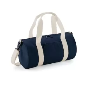 Bagbase Mini Barrel Shoulder Bag (Pack of 2) (One Size) (French Navy/Off White)