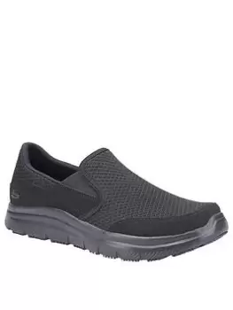 Skechers Workwear Flex Advantage Trainers - Black, Size 12, Men