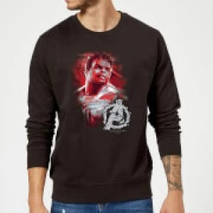 Avengers Endgame Hulk Brushed Sweatshirt - Black