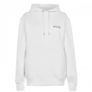 Nicce Logo Hoodie Womens - White