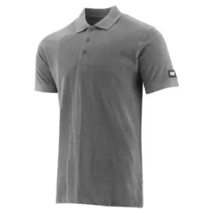 Caterpillar Mens Essentials Polo Shirt (XL) (Dark Grey Heather)