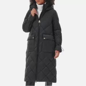 Barbour International Womens Boulevard Quilted Coat - Black - UK 8 - UK 16