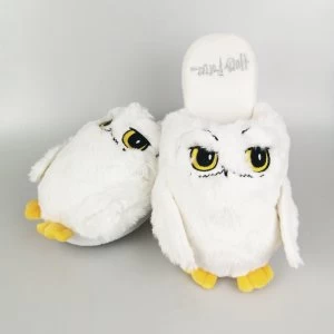 Harry Potter Womens Hedwig Slippers - White - UK 5-7