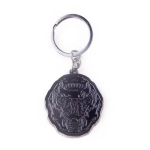 Doom - Slayers Club Keychain - Black/Silver