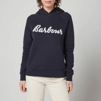 Barbour Womens Otterburn Hoodie - Navy - UK 14