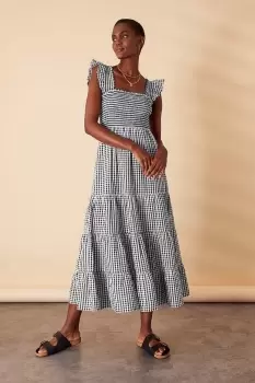 Gingham Tiered Dress