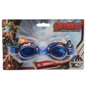 Character 3D Childrens Swimming Goggles - Avengers