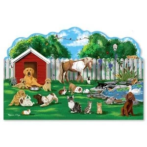 Melissa and Doug Pet Party Shaped Puzzle 32 Pieces