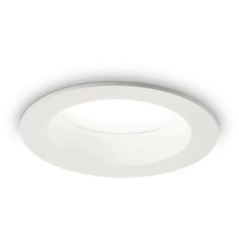 Ideal Lux Lighting - Ideal Lux Basic - LED Light Recessed Spotlight White IP44