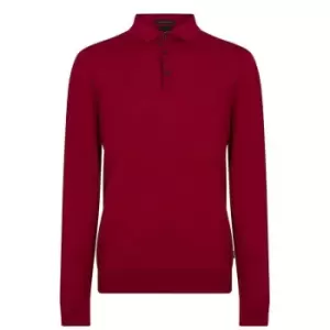 Boss Dimauro Long Sleeve Top - Red