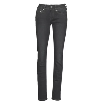 G-Star Raw MIDGE MID STRAIGHT WMN womens Jeans in Grey