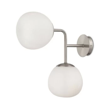 Maytoni Lighting - Erich Wall Lamp Nickel, 2 Light, E14