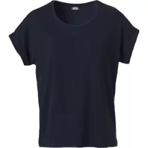 Clique Womens/Ladies Katy Loose Fit T-Shirt (S) (Dark Navy)