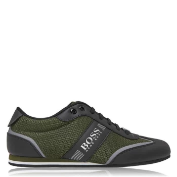 Hugo Boss Lighter Tech Low Top Trainers Green 305 Men