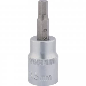 Draper Expert 3/8" Drive Hexagon Socket Bit Metric 3/8" 5mm