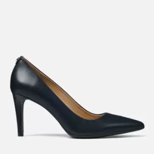 Michael Kors Womens Dorothy Flex Leather Court Shoes - Black - UK 6